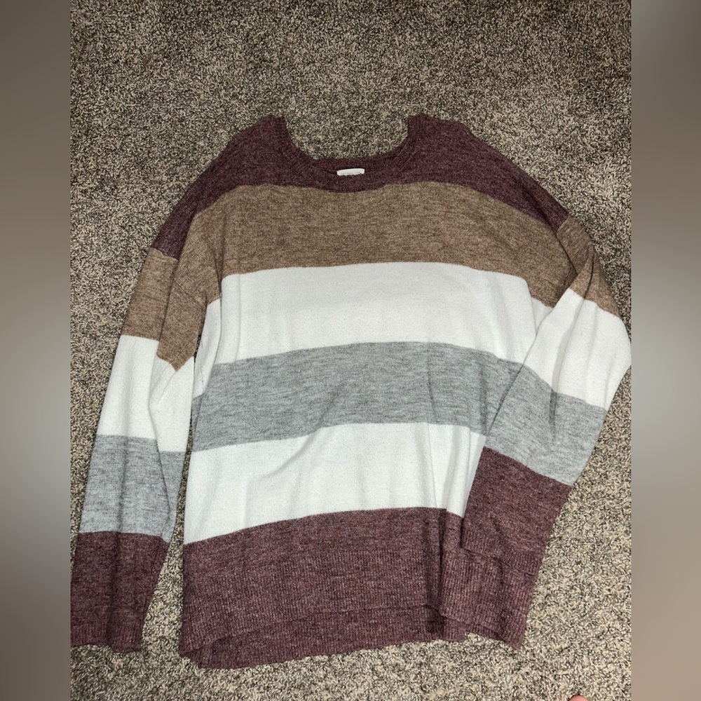 Stripped sweater from Chic Soul in a size 3X